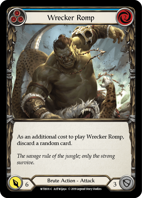 Wrecker Romp (Blue) [WTR031-C] Alpha Print Normal - La Boîte Mystère ( The Mystery Box)