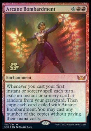 Arcane Bombardment [Streets of New Capenna Prerelease Promos] - La Boîte Mystère ( The Mystery Box)