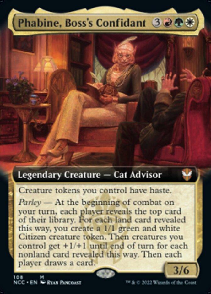 Phabine, Boss's Confidant (Extended Art) [Streets of New Capenna Commander] - La Boîte Mystère ( The Mystery Box)