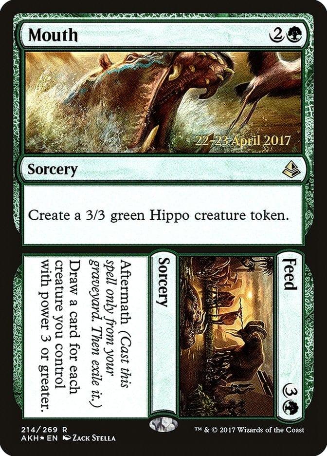 Mouth // Feed [Amonkhet Prerelease Promos] - La Boîte Mystère ( The Mystery Box)