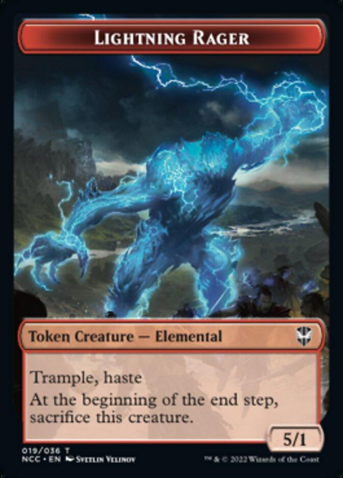 Lightning Rager // Rogue Double-sided Token [Streets of New Capenna Commander Tokens] - La Boîte Mystère ( The Mystery Box)
