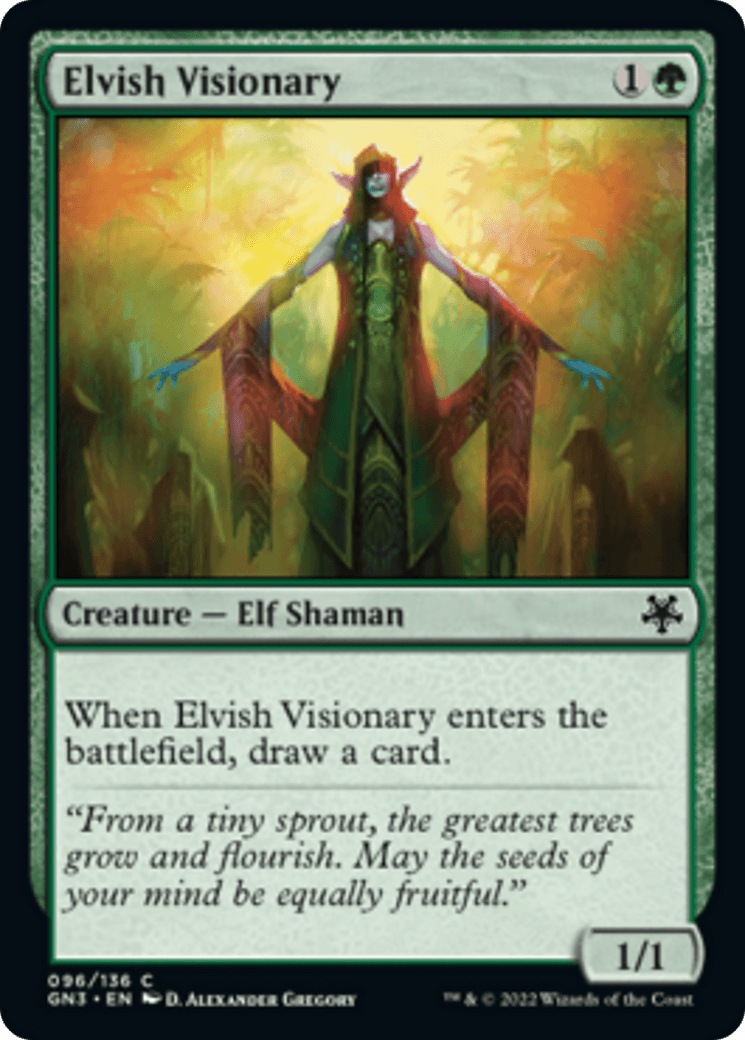 Elvish Visionary [Game Night: Free-for-All] - La Boîte Mystère ( The Mystery Box)