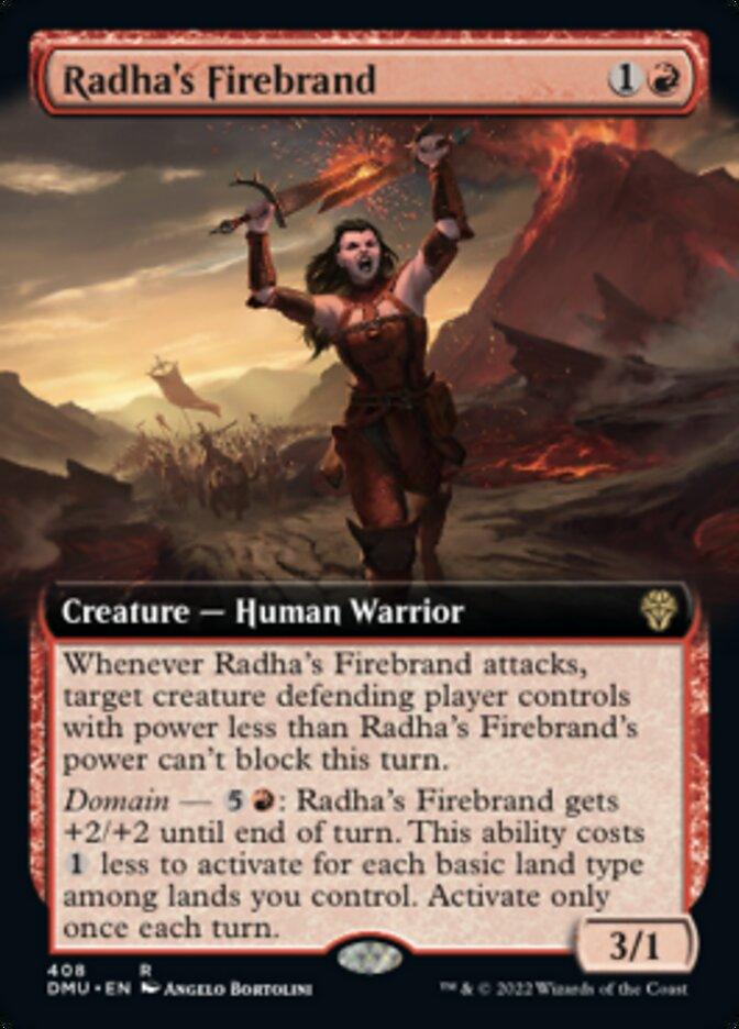 Radha's Firebrand (Extended Art) [Dominaria United] - La Boîte Mystère ( The Mystery Box)