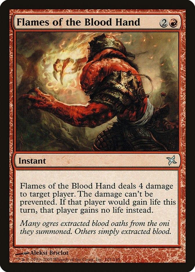 Flames of the Blood Hand [Betrayers of Kamigawa] - La Boîte Mystère ( The Mystery Box)