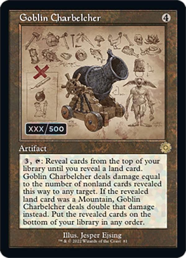 Goblin Charbelcher (Retro Schematic) (Serial Numbered) [The Brothers' War Retro Artifacts] - La Boîte Mystère ( The Mystery Box)