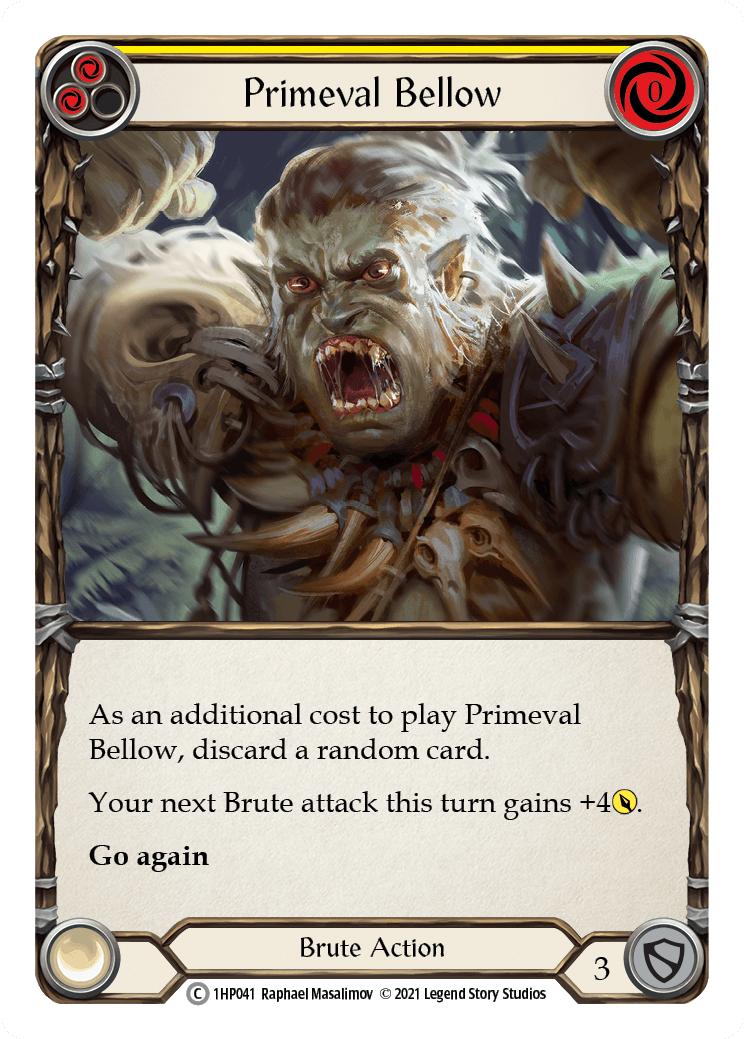 Primeval Bellow (Yellow) [1HP041] - La Boîte Mystère ( The Mystery Box)