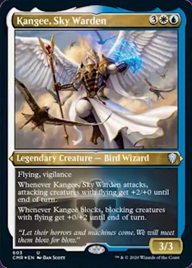 Kangee, Sky Warden [Commander Legends Etched] - La Boîte Mystère ( The Mystery Box)