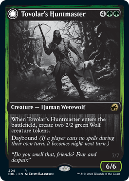 Tovolar's Huntmaster // Tovolar's Packleader [Innistrad: Double Feature] - La Boîte Mystère ( The Mystery Box)
