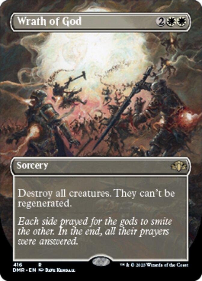 Wrath of God (Borderless Alternate Art) [Dominaria Remastered] - La Boîte Mystère ( The Mystery Box)