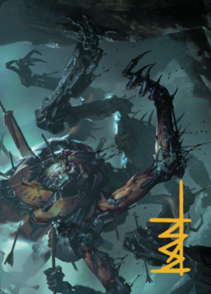 Scrapwork Rager Art Card (Gold-Stamped Signature) [The Brothers' War Art Series] - La Boîte Mystère ( The Mystery Box)