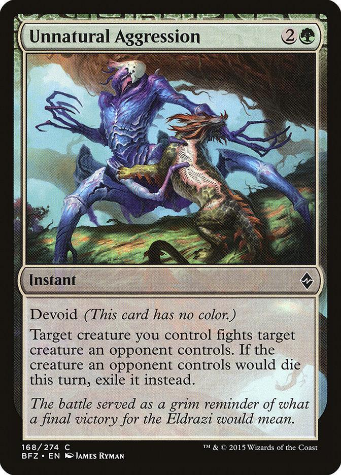 Unnatural Aggression [Battle for Zendikar] - La Boîte Mystère ( The Mystery Box)
