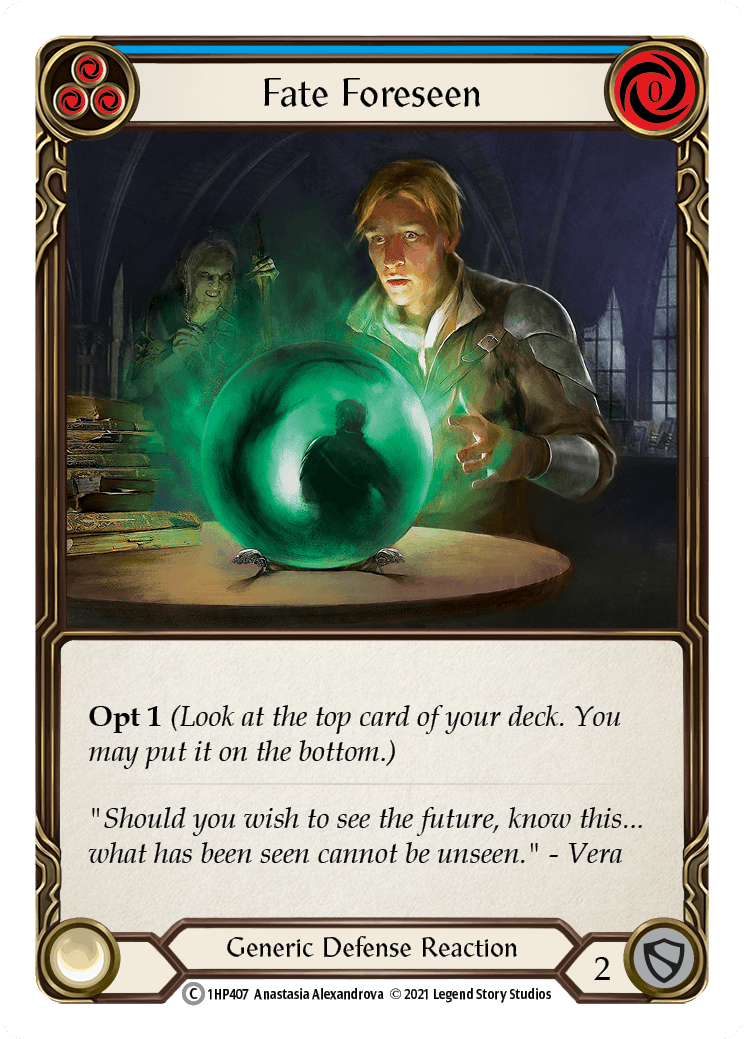 Fate Foreseen (Blue) [1HP407] - La Boîte Mystère ( The Mystery Box)