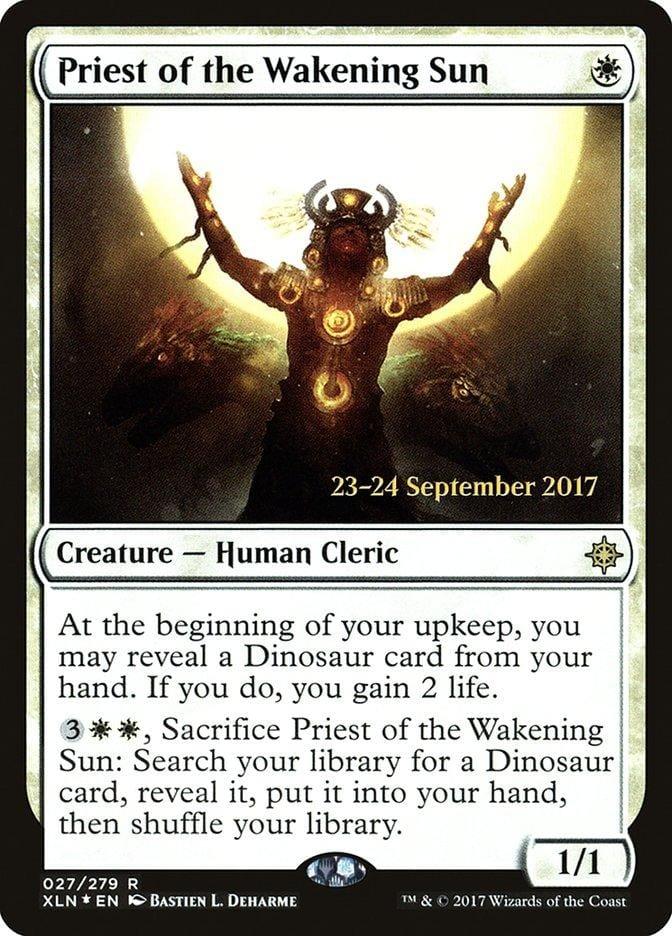 Priest of the Wakening Sun [Ixalan Prerelease Promos] - La Boîte Mystère ( The Mystery Box)