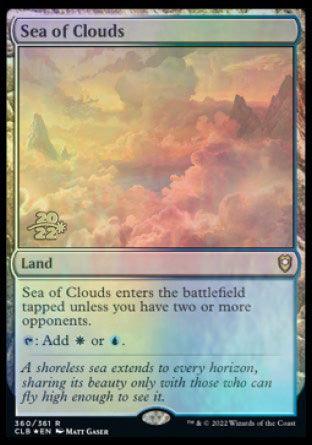 Sea of Clouds [Commander Legends: Battle for Baldur's Gate Prerelease Promos] - La Boîte Mystère ( The Mystery Box)