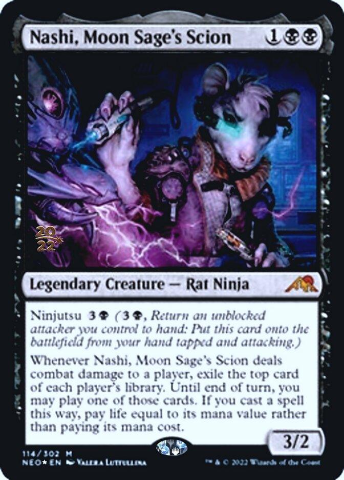 Nashi, Moon Sage's Scion [Kamigawa: Neon Dynasty Prerelease Promos] - La Boîte Mystère ( The Mystery Box)