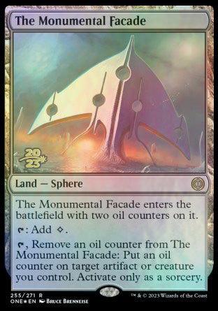 The Monumental Facade [Phyrexia: All Will Be One Prerelease Promos] - La Boîte Mystère ( The Mystery Box)