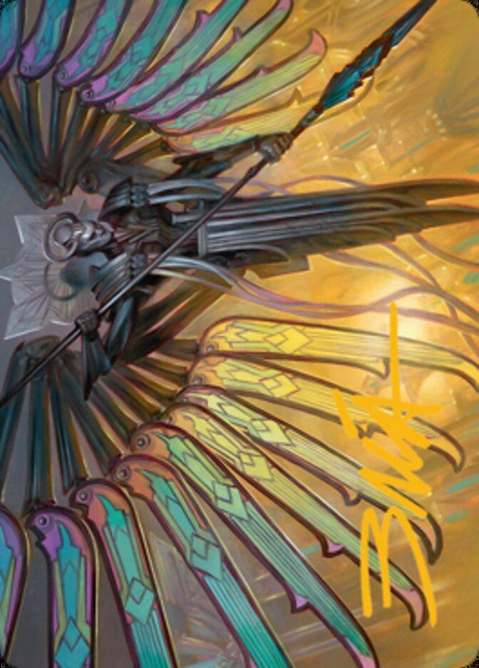 Paragon of Modernity Art Card (Gold-Stamped Signature) [Streets of New Capenna Art Series] - La Boîte Mystère ( The Mystery Box)