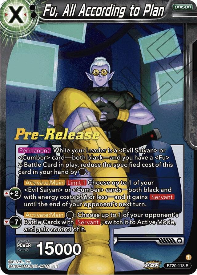 Fu, All According to Plan (BT20-118) [Power Absorbed Prerelease Promos] - La Boîte Mystère ( The Mystery Box)