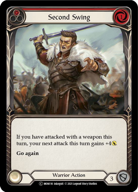 Second Swing (Red) [U-MON116-RF] Unlimited Rainbow Foil - La Boîte Mystère ( The Mystery Box)