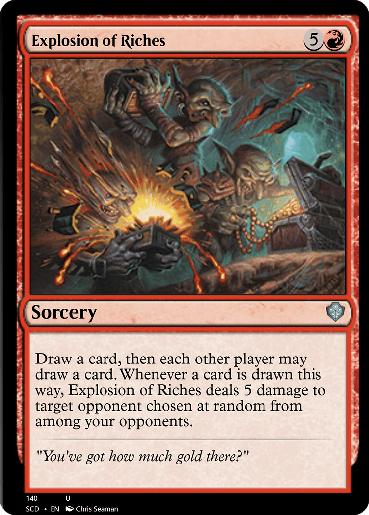 Explosion of Riches [Starter Commander Decks] - La Boîte Mystère ( The Mystery Box)