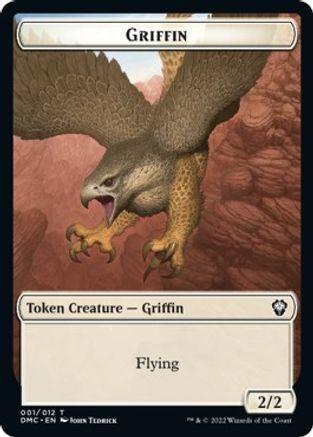 Zombie Knight // Griffin Double-sided Token [Dominaria United Commander Tokens] - La Boîte Mystère ( The Mystery Box)