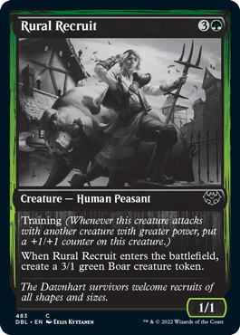 Rural Recruit [Innistrad: Double Feature] - La Boîte Mystère ( The Mystery Box)