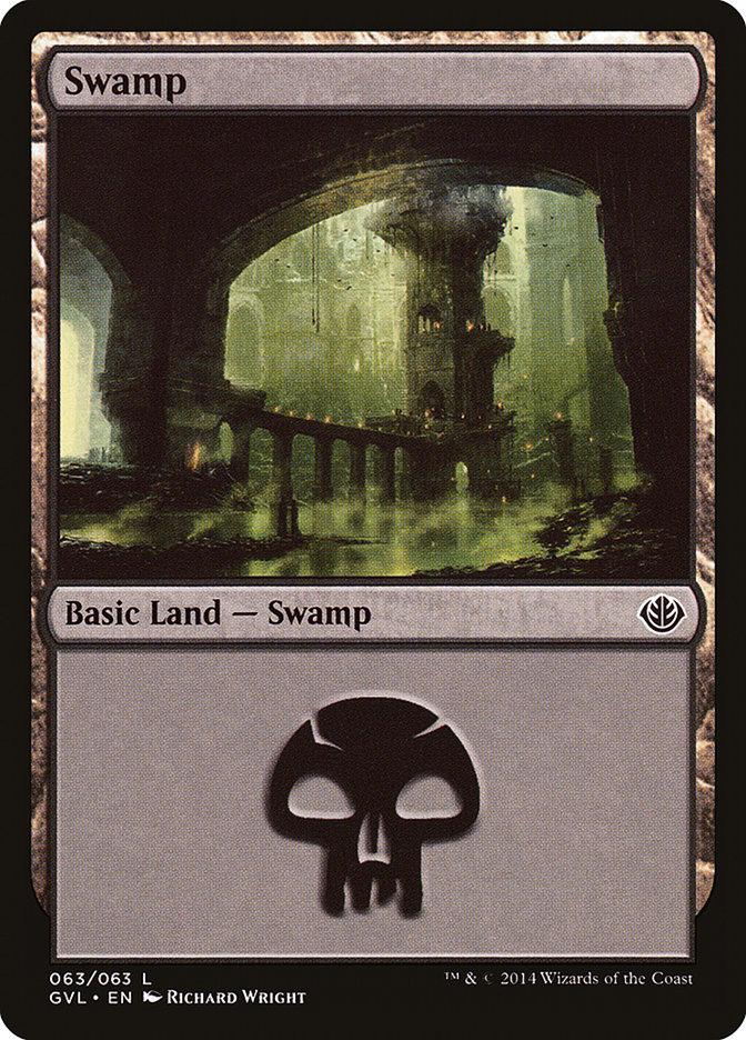 Swamp (63) (Garruk vs. Liliana) [Duel Decks Anthology] - La Boîte Mystère ( The Mystery Box)