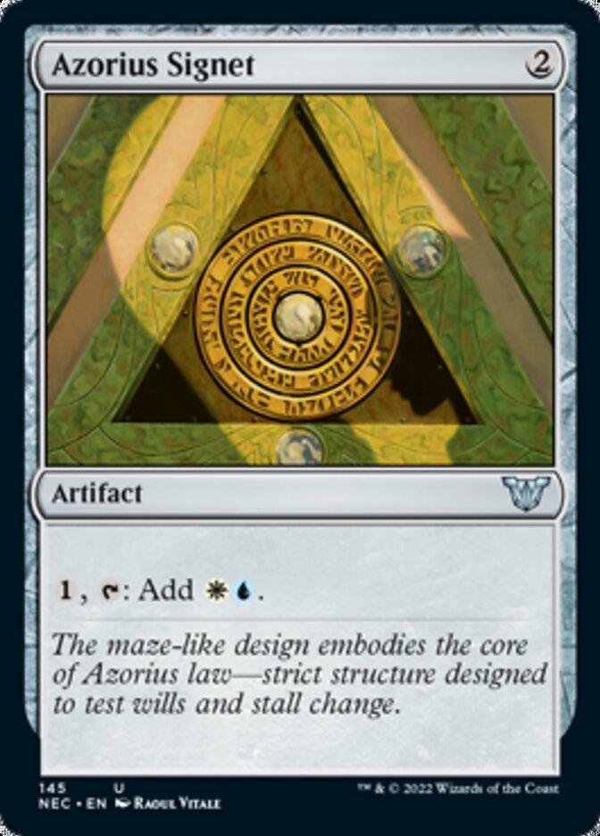 Azorius Signet [Kamigawa: Neon Dynasty Commander] - La Boîte Mystère ( The Mystery Box)