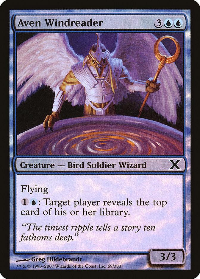 Aven Windreader (Premium Foil) [Tenth Edition] - La Boîte Mystère ( The Mystery Box)