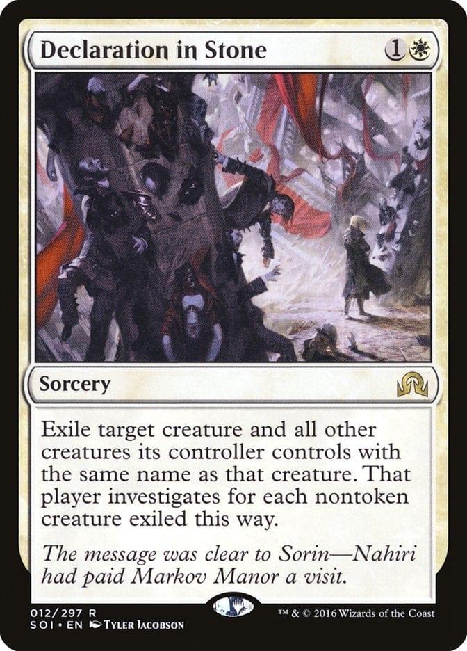 Declaration in Stone [Shadows over Innistrad] - La Boîte Mystère ( The Mystery Box)
