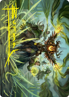 Witherbloom Command Art Card (Gold-Stamped Signature) [Strixhaven: School of Mages Art Series] - La Boîte Mystère ( The Mystery Box)