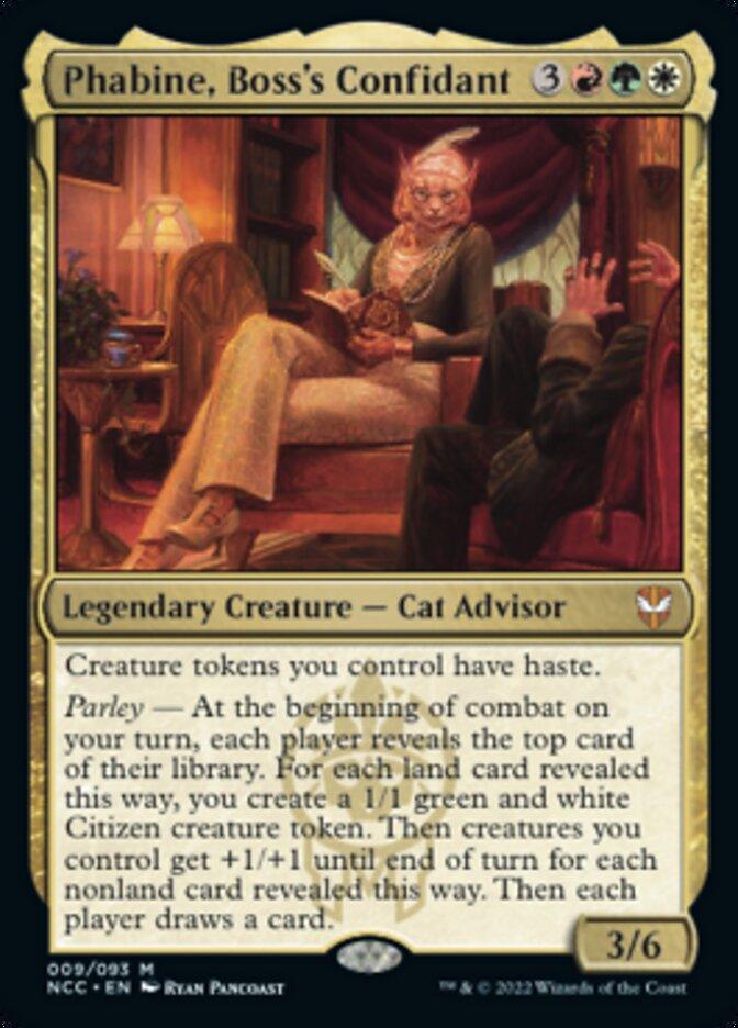 Phabine, Boss's Confidant [Streets of New Capenna Commander] - La Boîte Mystère ( The Mystery Box)