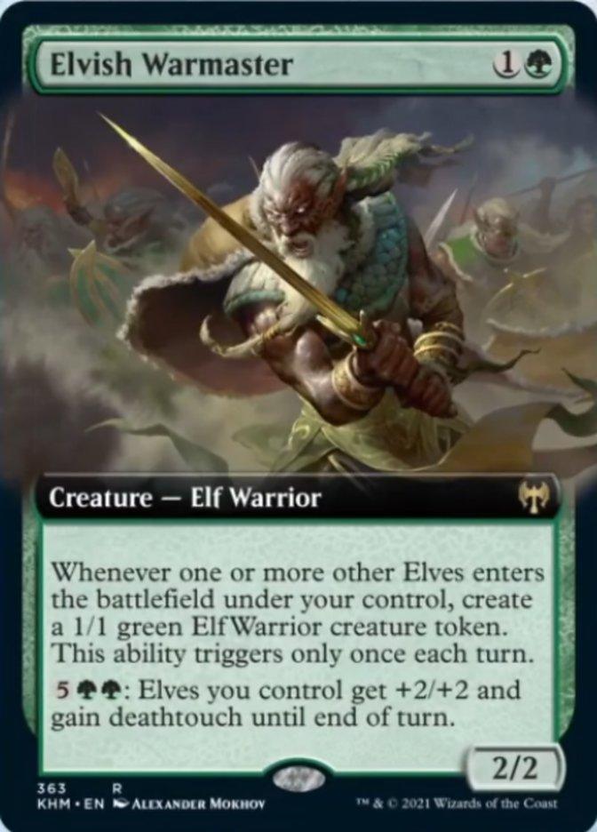 Elvish Warmaster (Extended Art) [Kaldheim] - La Boîte Mystère ( The Mystery Box)