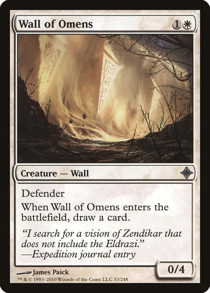 Wall of Omens [Rise of the Eldrazi] - La Boîte Mystère ( The Mystery Box)