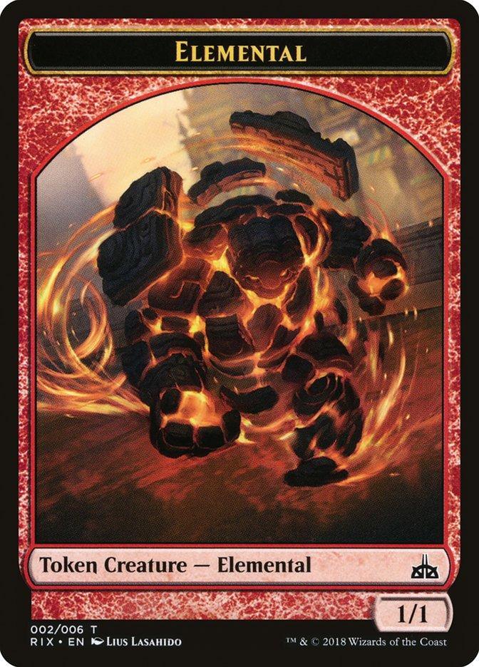 Elemental (002/006) [Rivals of Ixalan Tokens] - La Boîte Mystère ( The Mystery Box)