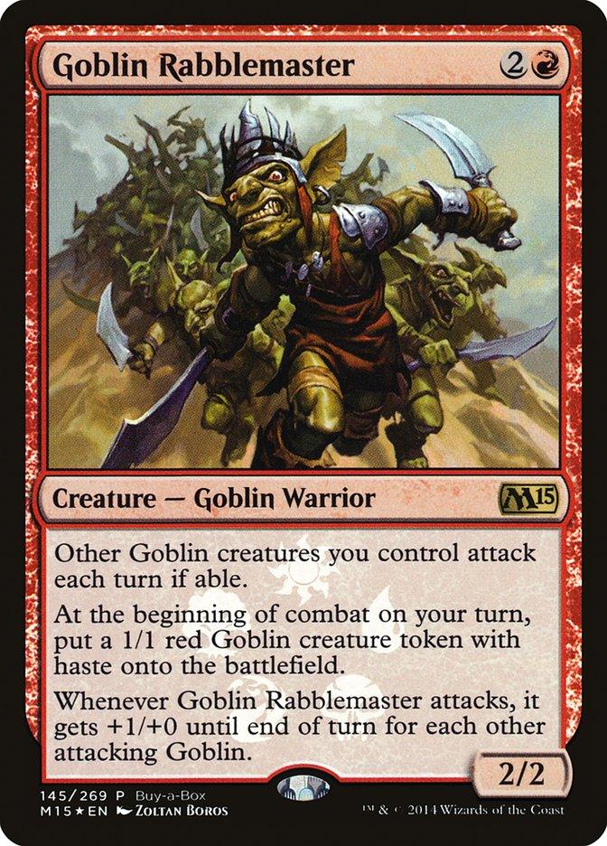 Goblin Rabblemaster (Buy-A-Box) [Magic 2015 Promos] - La Boîte Mystère ( The Mystery Box)