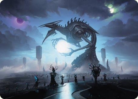 Blue Sun's Zenith Art Card [Phyrexia: All Will Be One Art Series] - La Boîte Mystère ( The Mystery Box)
