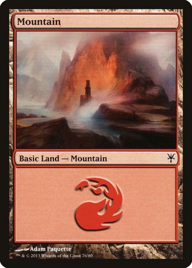 Mountain (76) [Duel Decks: Sorin vs. Tibalt] - La Boîte Mystère ( The Mystery Box)