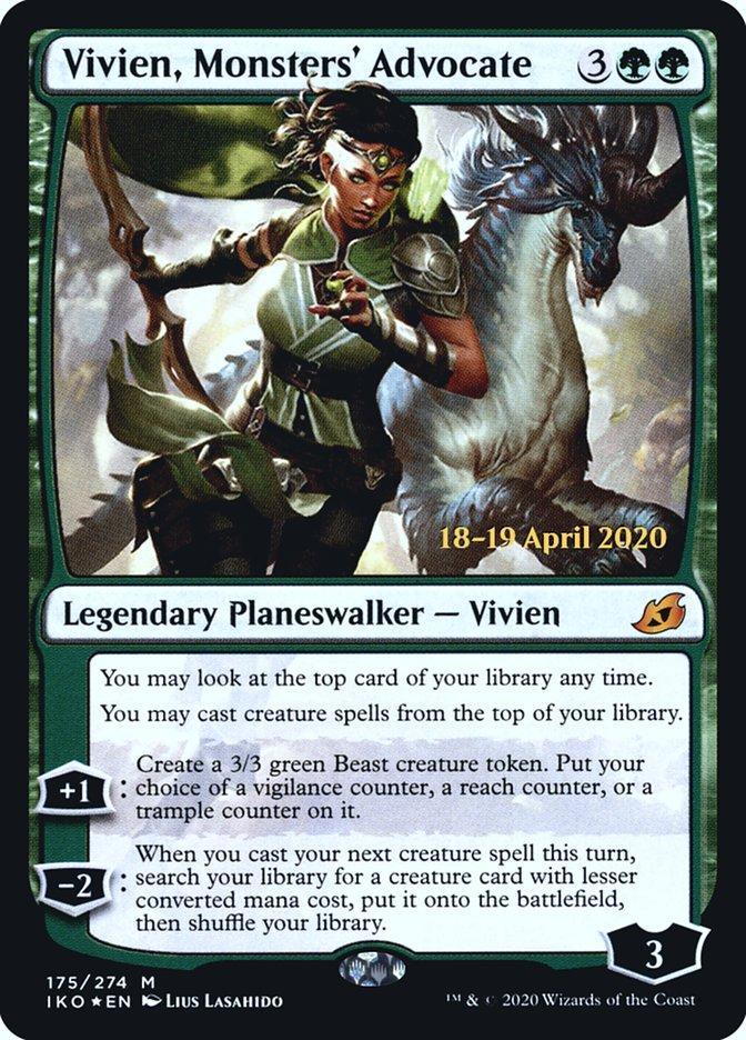 Vivien, Monsters' Advocate [Ikoria: Lair of Behemoths Prerelease Promos] - La Boîte Mystère ( The Mystery Box)