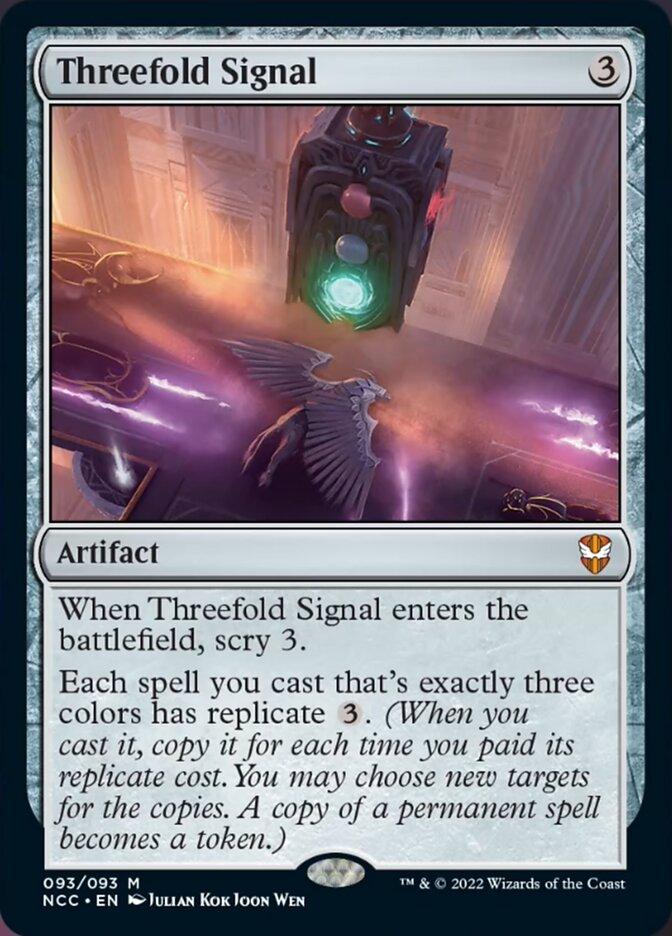 Threefold Signal [Streets of New Capenna Commander] - La Boîte Mystère ( The Mystery Box)