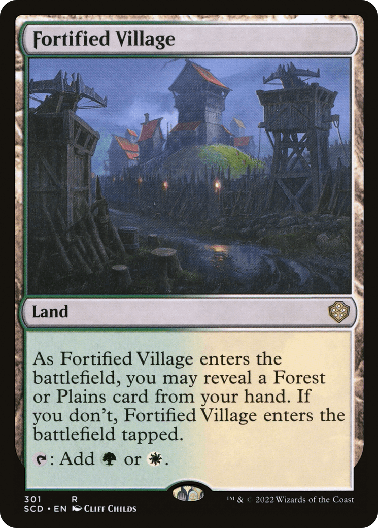 Fortified Village [Starter Commander Decks] - La Boîte Mystère ( The Mystery Box)