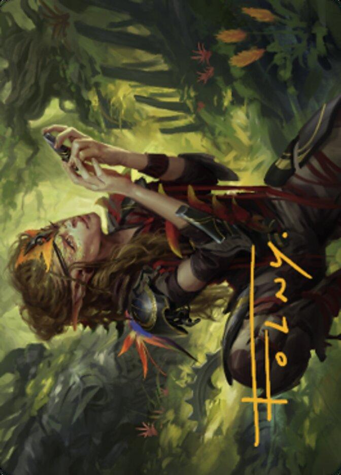 Meria, Scholar of Antiquity Art Card (Gold-Stamped Signature) [Dominaria United Art Series] - La Boîte Mystère ( The Mystery Box)