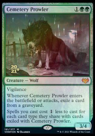 Cemetery Prowler [Innistrad: Crimson Vow Prerelease Promos] - La Boîte Mystère ( The Mystery Box)