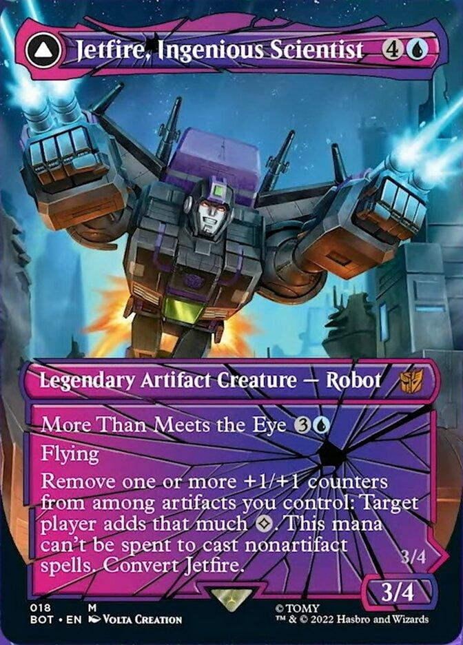 Jetfire, Ingenious Scientist // Jetfire, Air Guardian (Shattered Glass) [Universes Beyond: Transformers] - La Boîte Mystère ( The Mystery Box)