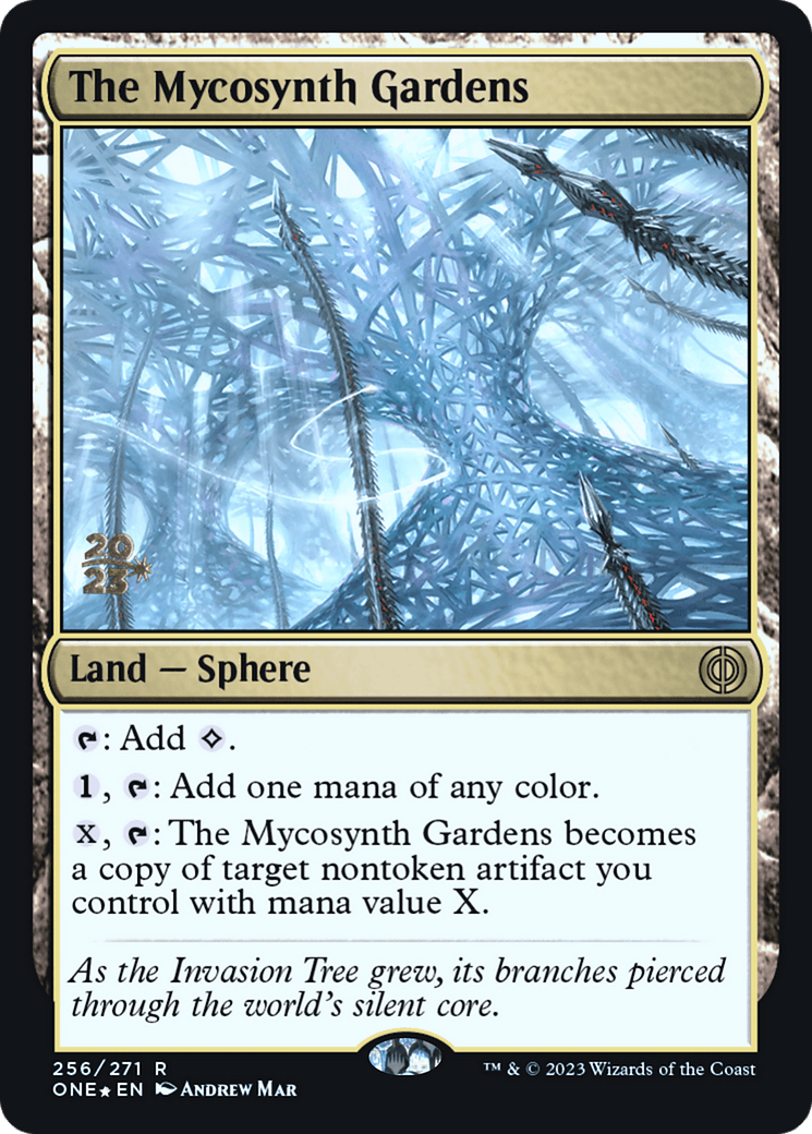 The Mycosynth Gardens [Phyrexia: All Will Be One Prerelease Promos] - La Boîte Mystère ( The Mystery Box)