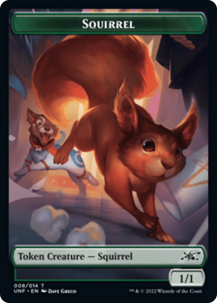 Squirrel // Treasure (012) Double-sided Token [Unfinity Tokens] - La Boîte Mystère ( The Mystery Box)
