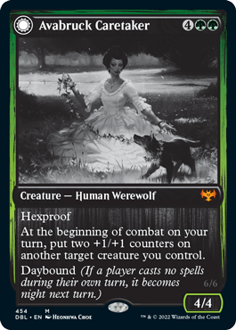 Avabruck Caretaker // Hollowhenge Huntmaster [Innistrad: Double Feature] - La Boîte Mystère ( The Mystery Box)