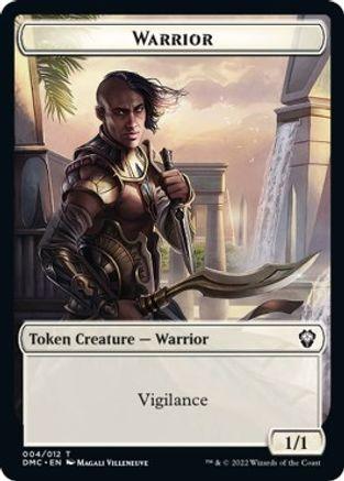 Zombie Knight // Warrior Double-sided Token [Dominaria United Commander Tokens] - La Boîte Mystère ( The Mystery Box)