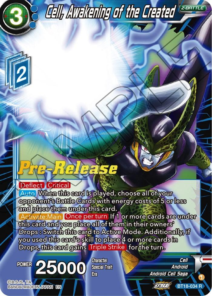 Cell, Awakening of the Created (BT18-034) [Dawn of the Z-Legends Prerelease Promos] - La Boîte Mystère ( The Mystery Box)
