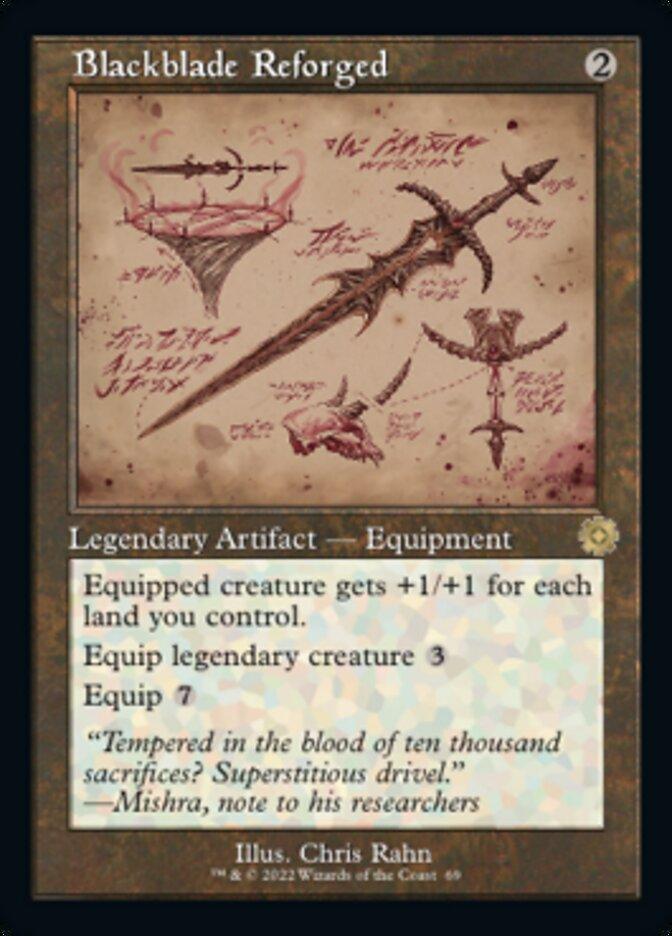Blackblade Reforged (Retro Schematic) [The Brothers' War Retro Artifacts] - La Boîte Mystère ( The Mystery Box)